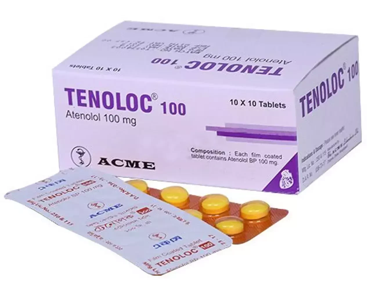 Tablet Tenoloc 100 mg ( 100 pcs )